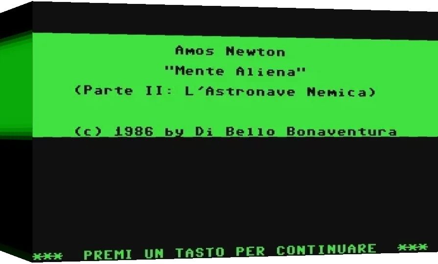 Amos Newton : Mente Aliena : L'Astronave Nemica — box-3D (WOR)
