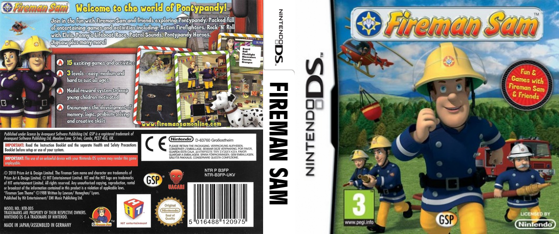 Fireman Sam — box-texture (EU)