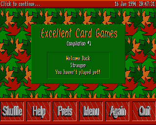 Excellent Card Games — sstitle (WOR)