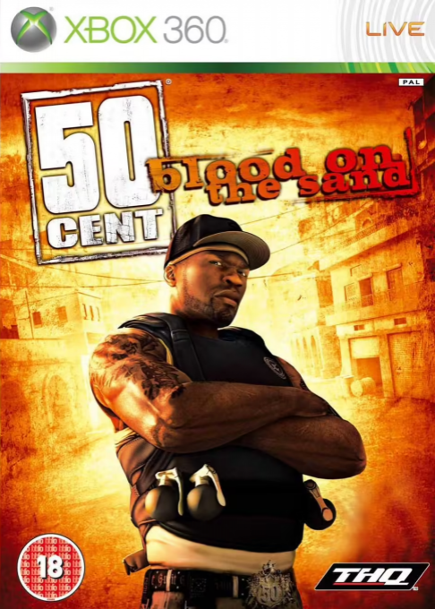 50 Cent - Blood on the Sand — box-2D (EU)