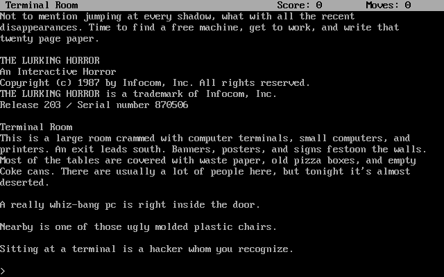 Lurking Horror, The — ss (US)