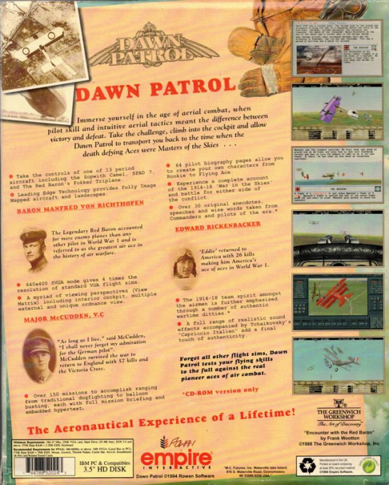 Dawn Patrol — box-2D-back (US)