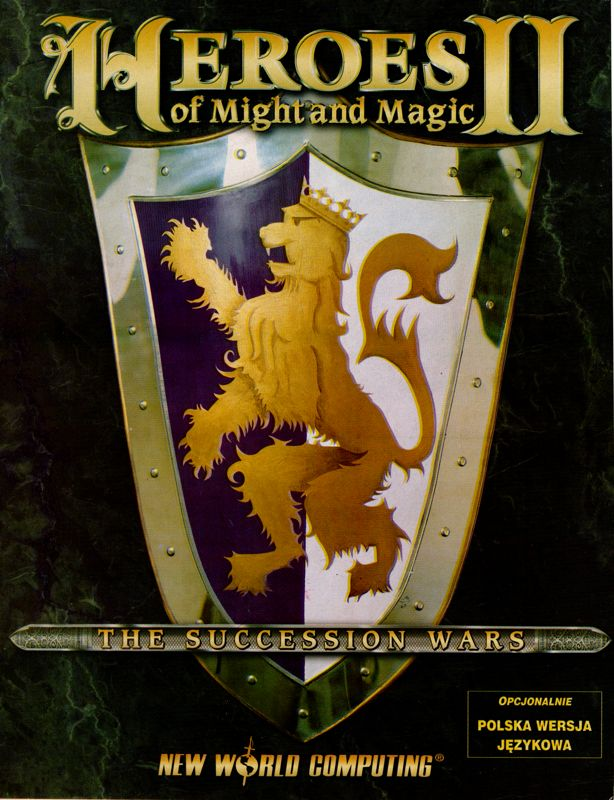 Heroes of Might and Magic 2 - The Succession Wars — box-2D (PL)
