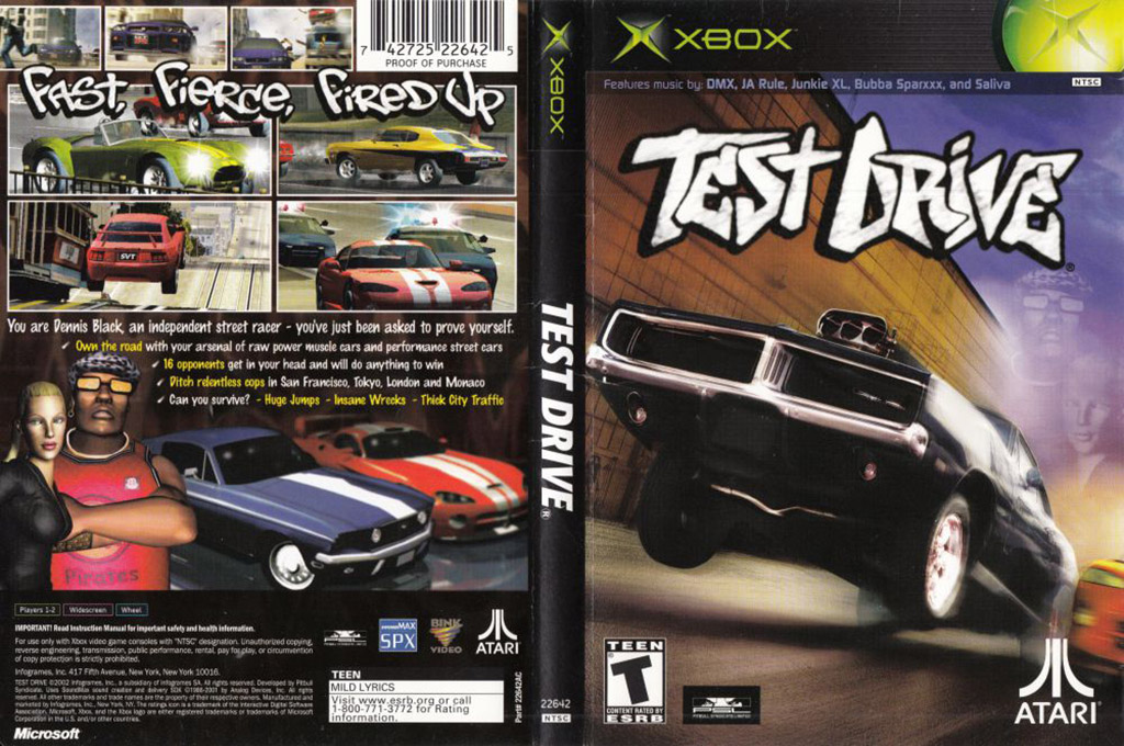 TD Overdrive - The Brotherhood Of Speed — box-texture (US)