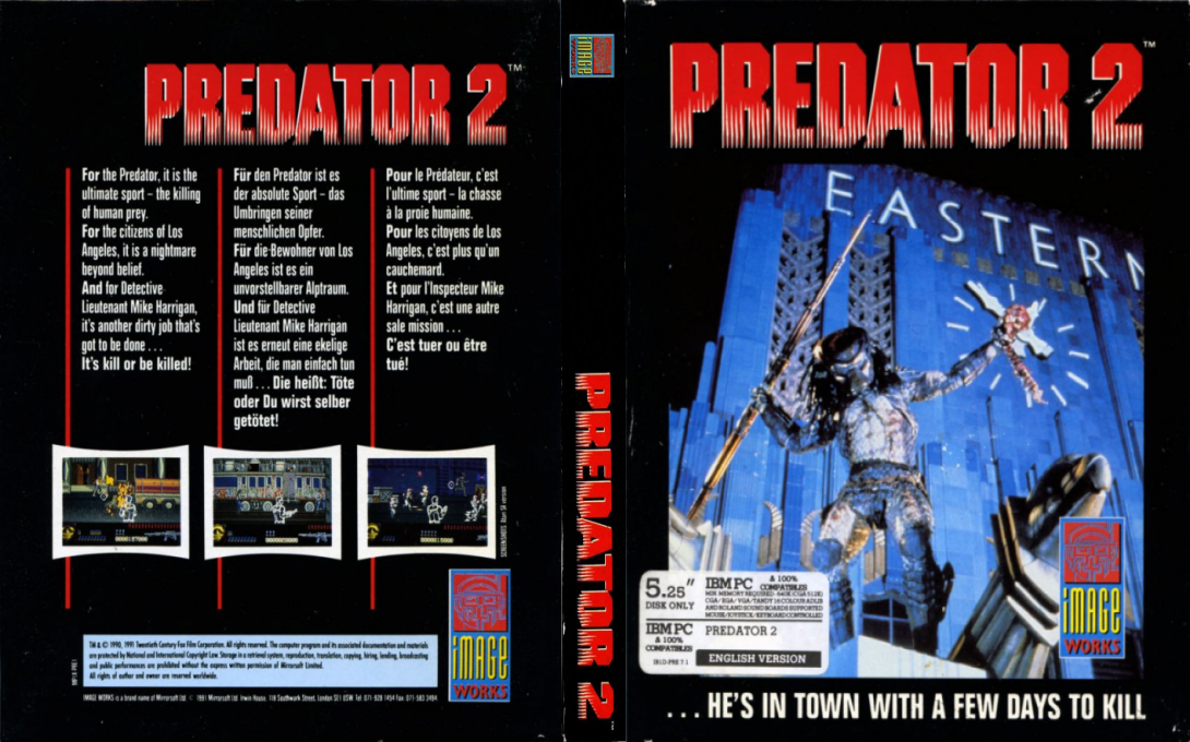 Predator 2 — box-texture (EU)