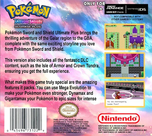 Pokemon : Sword And Shield Ultimate + — box-2D-back (WOR)