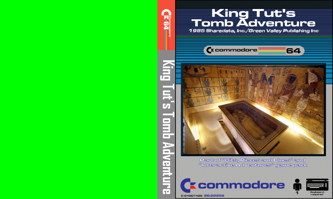 King Tut's Tomb Adventure — box-texture (CUS)
