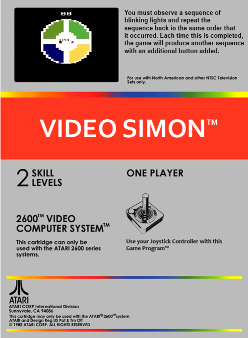 Video Simon — box-2D-back (US)