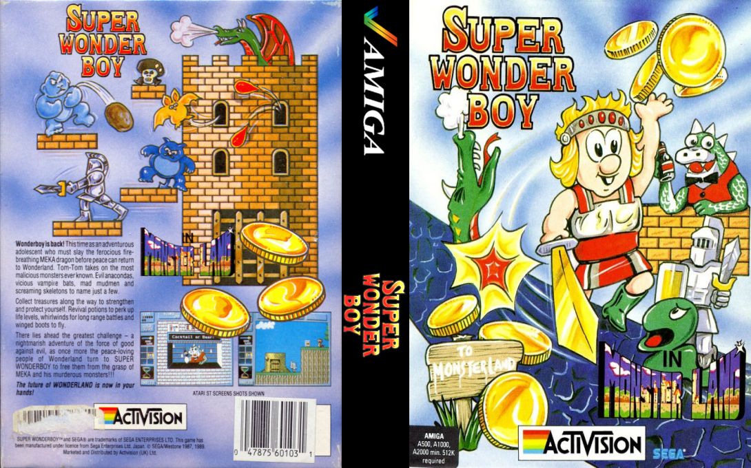 Super Wonderboy - Wonderboy in Monsterland — box-texture (EU)
