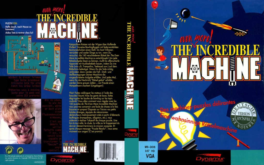 Even More Incredible Machine, The — box-texture (EU)