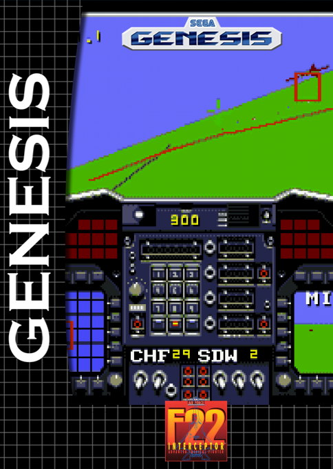 F-22 Interceptor - Advanced Tactical Fighter — box-2D (SS)