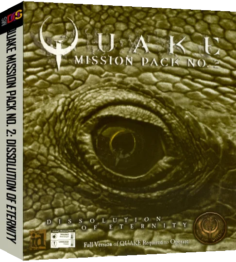 Quake Mission Pack No. 2 - Dissolution of Eternity — box-3D (US)