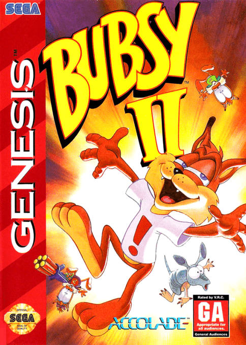 Bubsy 2 box art