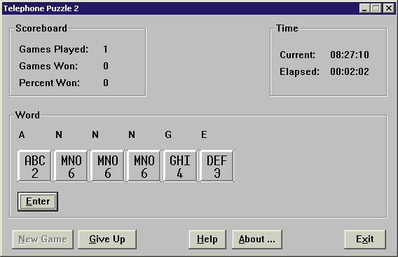 Telephone Puzzle 2 — ss (WOR)