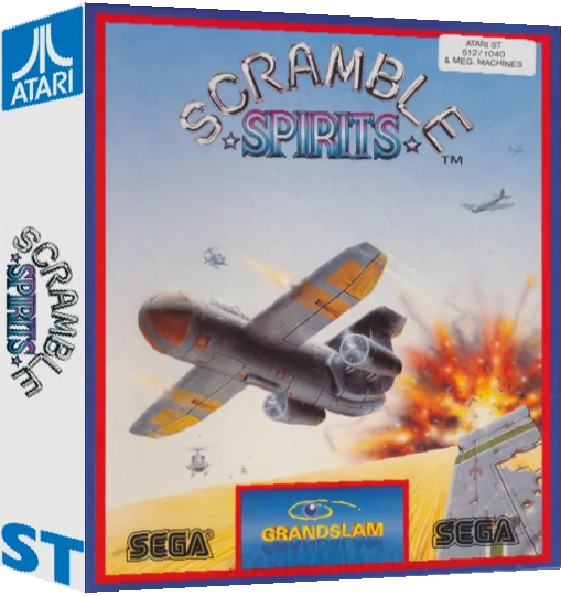 Scramble Spirits — box-3D (EU)