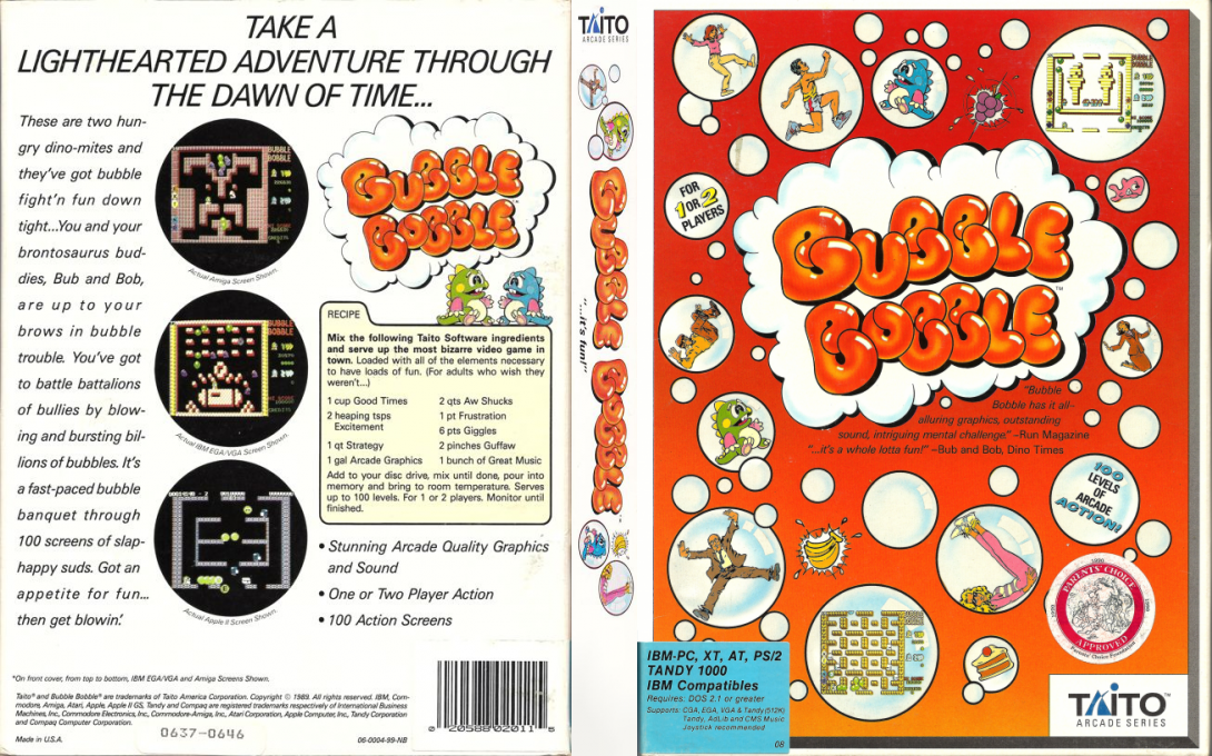 Bubble Bobble — box-texture (US)