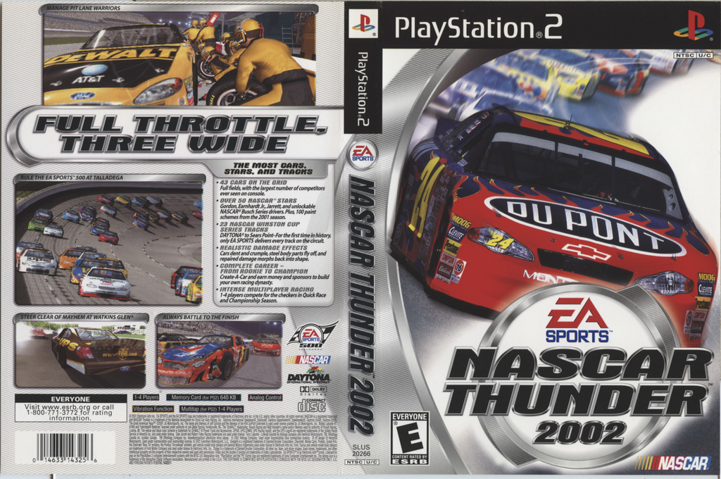 Nascar Thunder 2002 — box-texture (US)