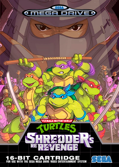 Teenage Mutant Ninja Turtles : Shredder's Re-Revenge — box-2D (EU)