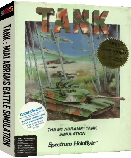 Tank - The M1A1 Abrams Battle Tank Simulation — box-3D (US)