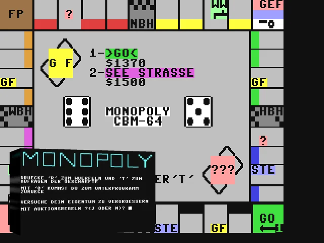 Monopoly CBM-64 — mixrbv2 (WOR)