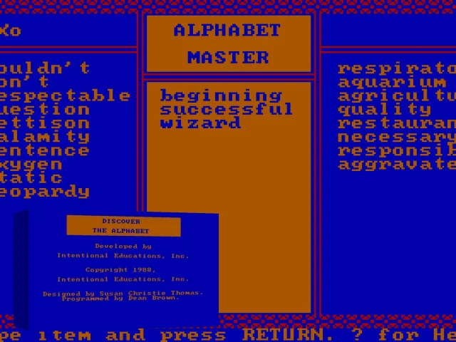Discover the Alphabet — mixrbv2 (WOR)