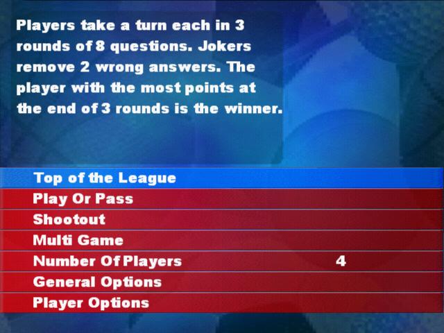 Ultimate Sports Quiz, The — sstitle (EU)