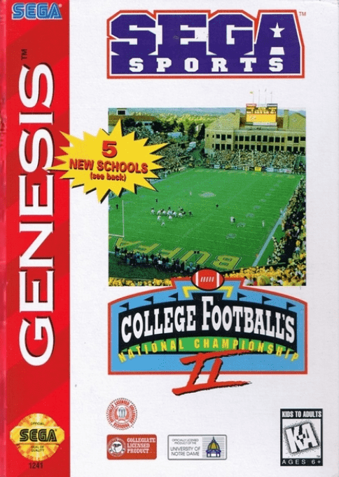 College Football's National Championship 2 box art