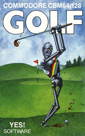 CBM 64 Golf box art