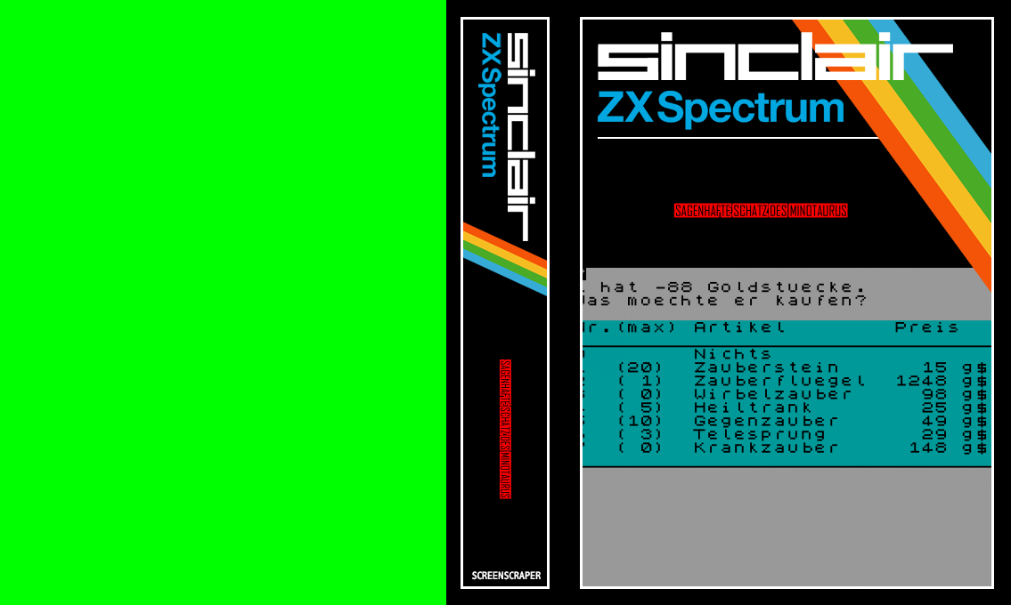 Sagenhafte Schatz Des Minotaurus — box-texture (SS)