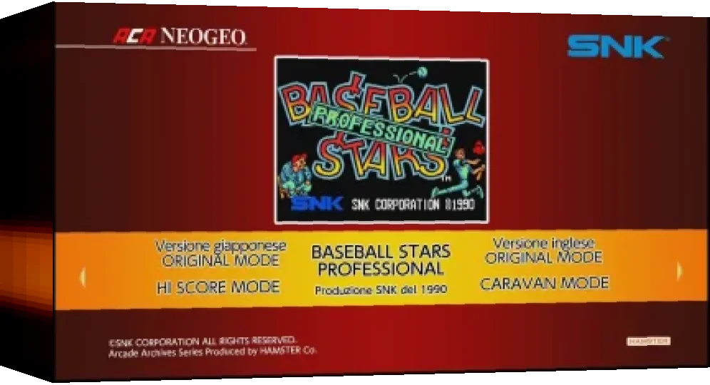 Aca Neogeo Baseball Stars Professional — box-3D (WOR)