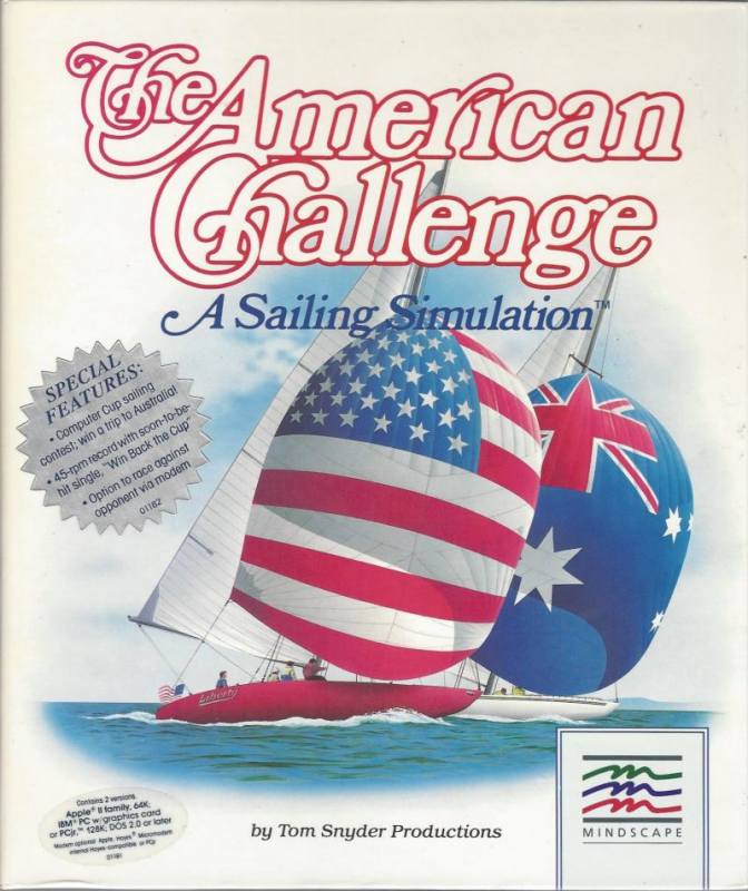 American Challenge A Sailing Simulation, The box art