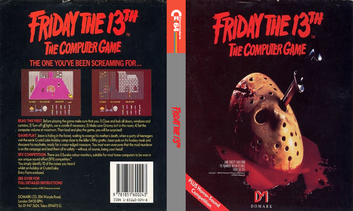Friday The 13th — box-texture (UK)