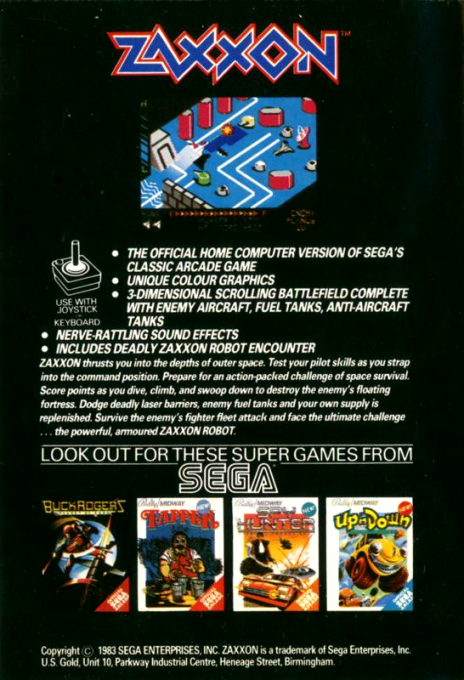 Zaxxon — box-2D-back (EU)