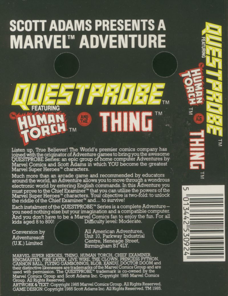 The Fantastic Four — box-2D-back (WOR)