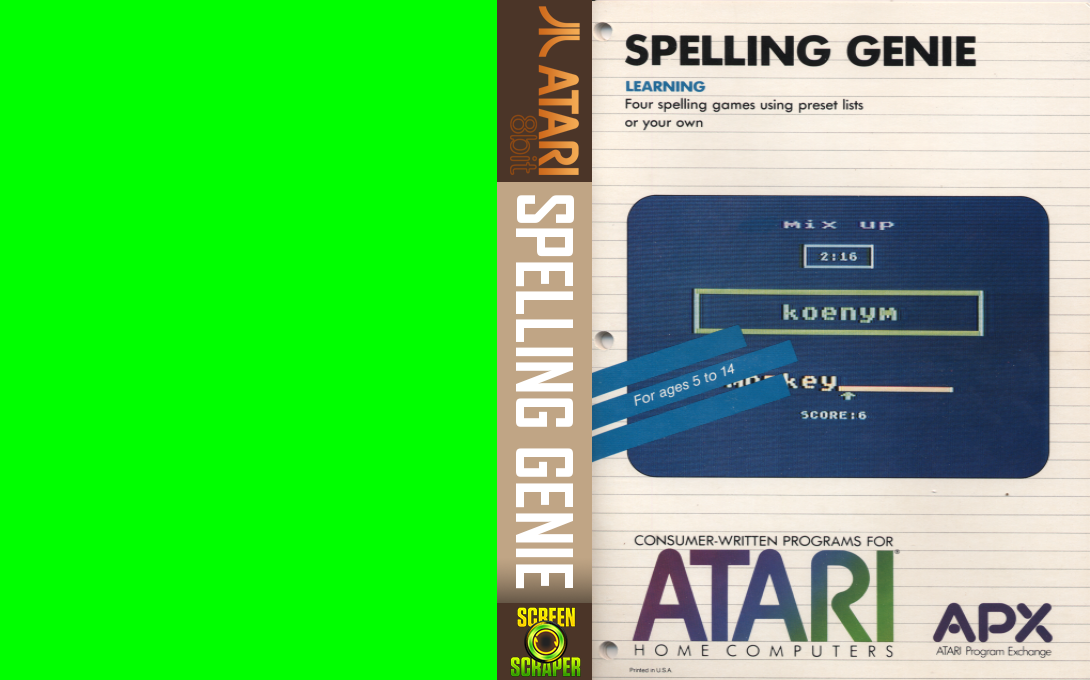 Spelling Genie — box-texture (US)