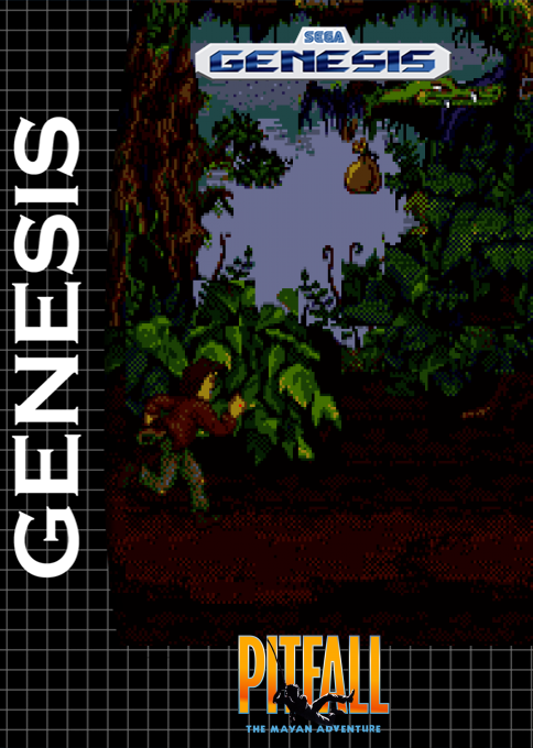 Pitfall - The Mayan Adventure — box-2D (SS)
