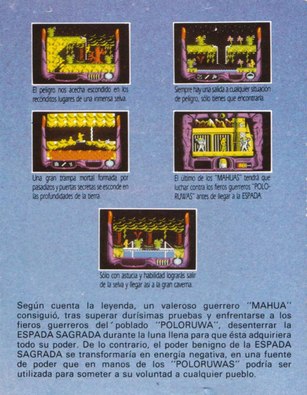 Espada Sagrada, La — box-2D-back (SP)