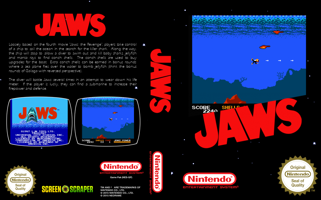 Jaws - Retro Edition — box-texture (SS)