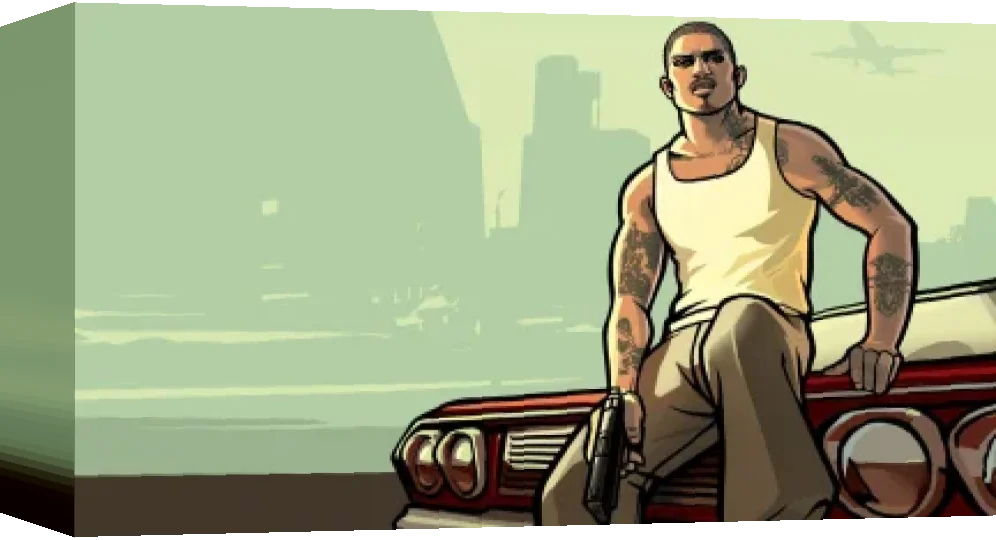 Grand Theft Auto - San Andreas — box-3D (WOR)