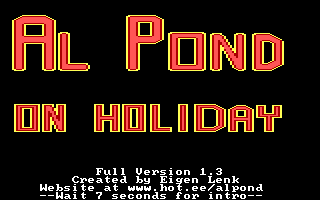 Al Pond : On Holiday box art