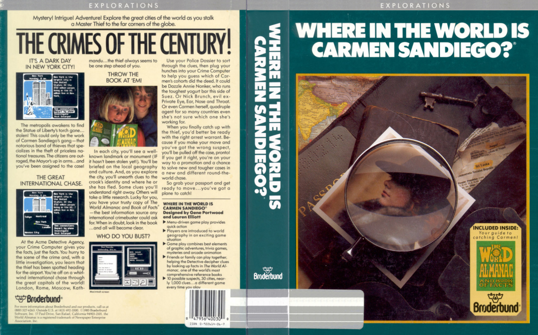 Where in the World Is Carmen Sandiego? — box-texture (US)