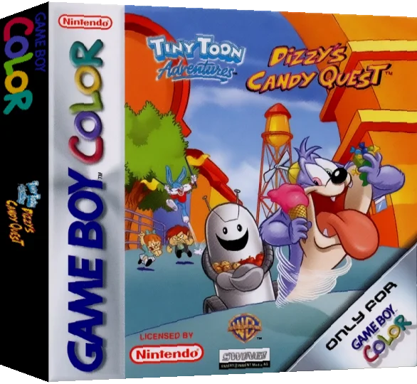 Tiny Toon Adventures - Dizzy's Candy Quest — box-3D (EU)