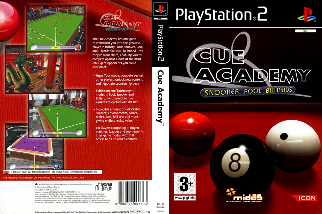 Cue Academy - Snooker, Pool, Billiards — box-texture (EU)