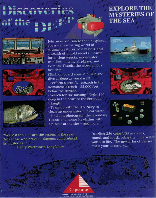 Discoveries Of The Deep — box-2D-back (US)
