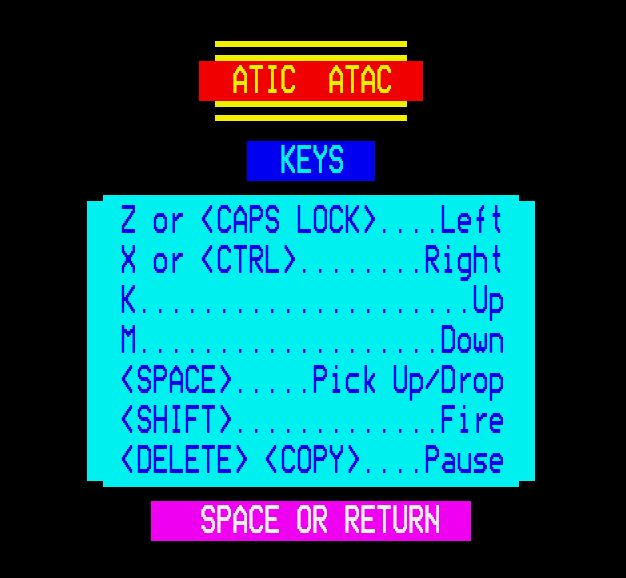 Atic Atac — sstitle (WOR)