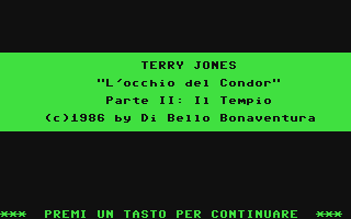 Terry Jones : L'Occhio del Condor : Il Tempio — sstitle (IT)