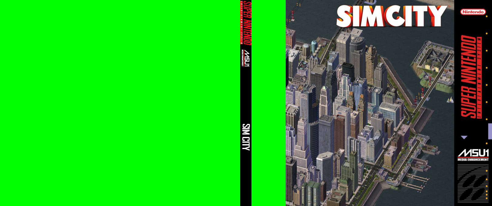 Sim City — box-texture (US)