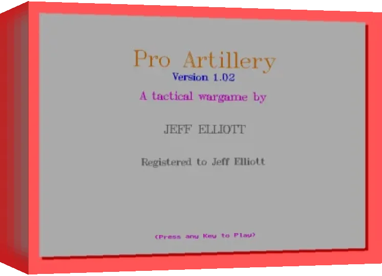 Pro Artillery — box-3D (WOR)