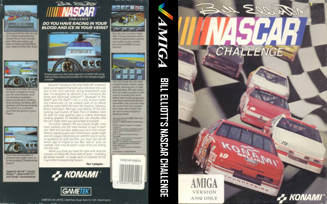 Bill Elliott's NASCAR Challenge — box-texture (WOR)