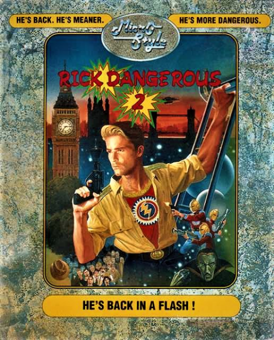 Rick Dangerous 2 box art
